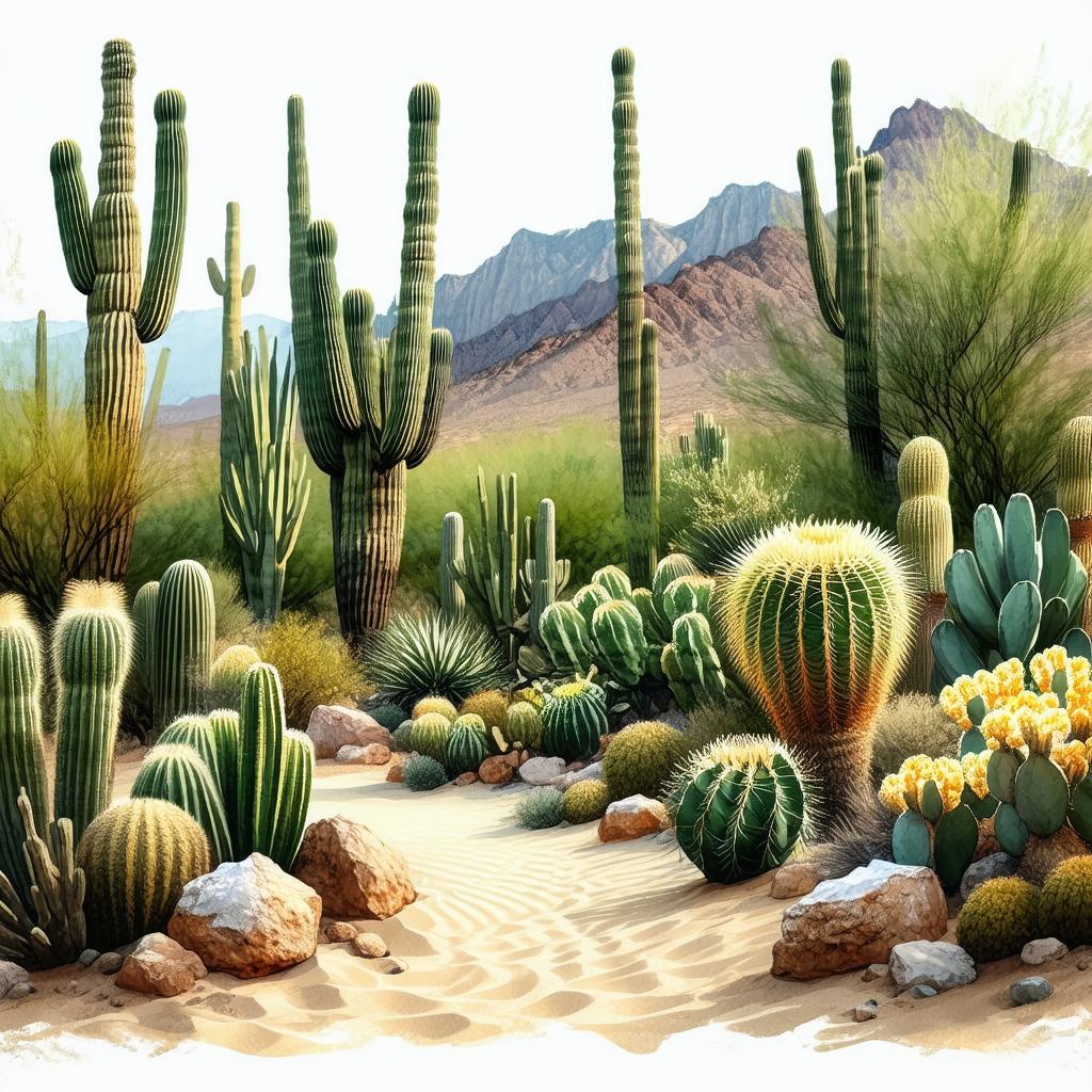 Desert Cactus Garden