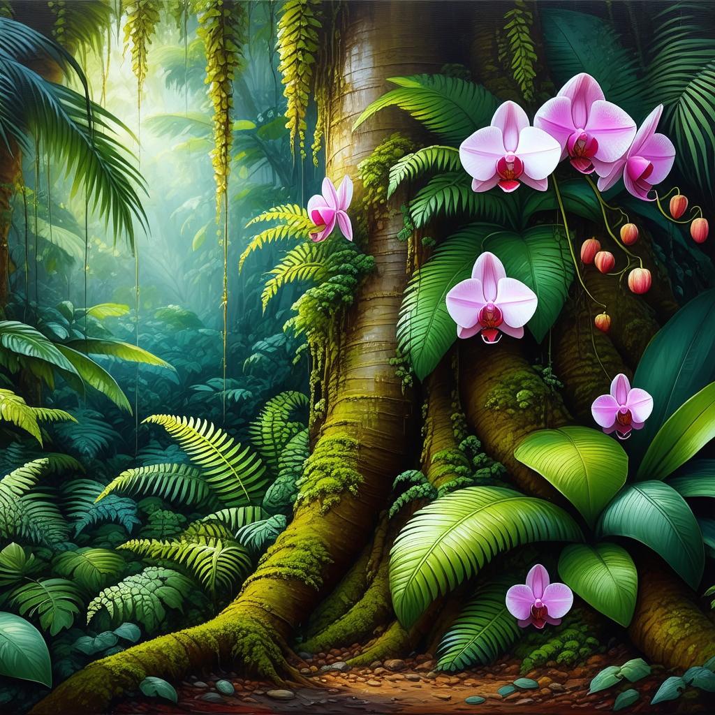 Lush Rainforest Scene